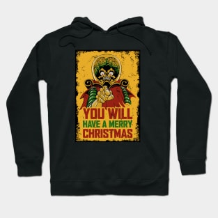 Martian Merry Christmas Hoodie